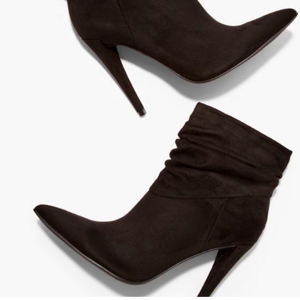 Just Fab Slouchy stiletto bootie